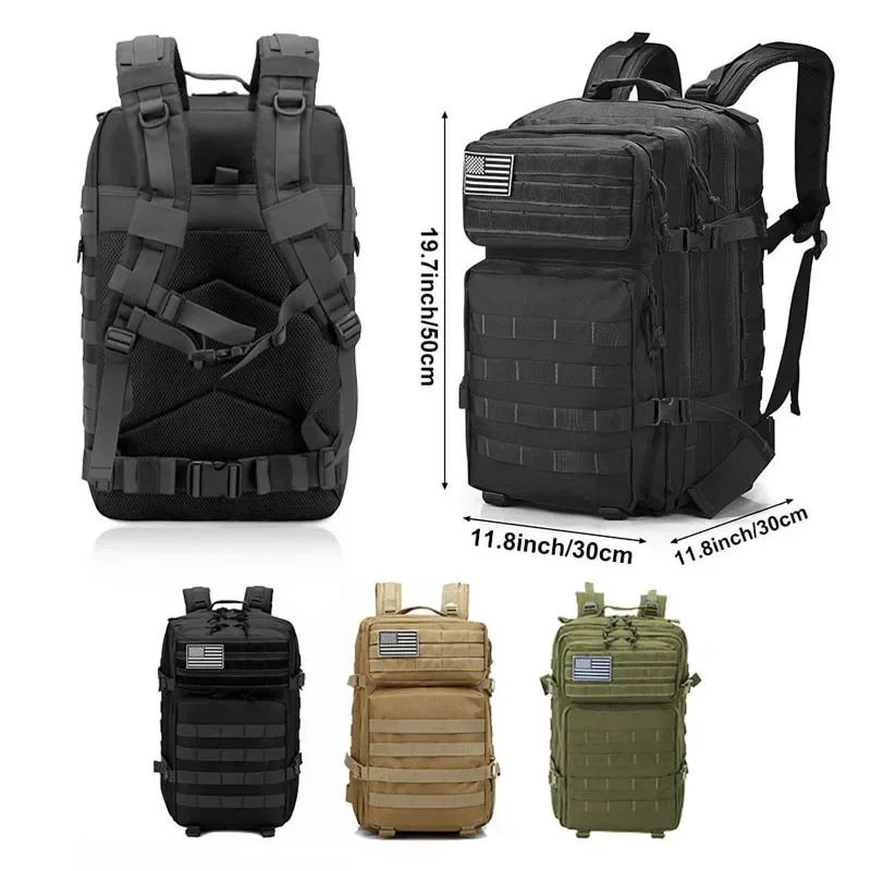 Rucksack Military Style - 2Q-50L Taktik Sırt Çantası erkek Seyahat