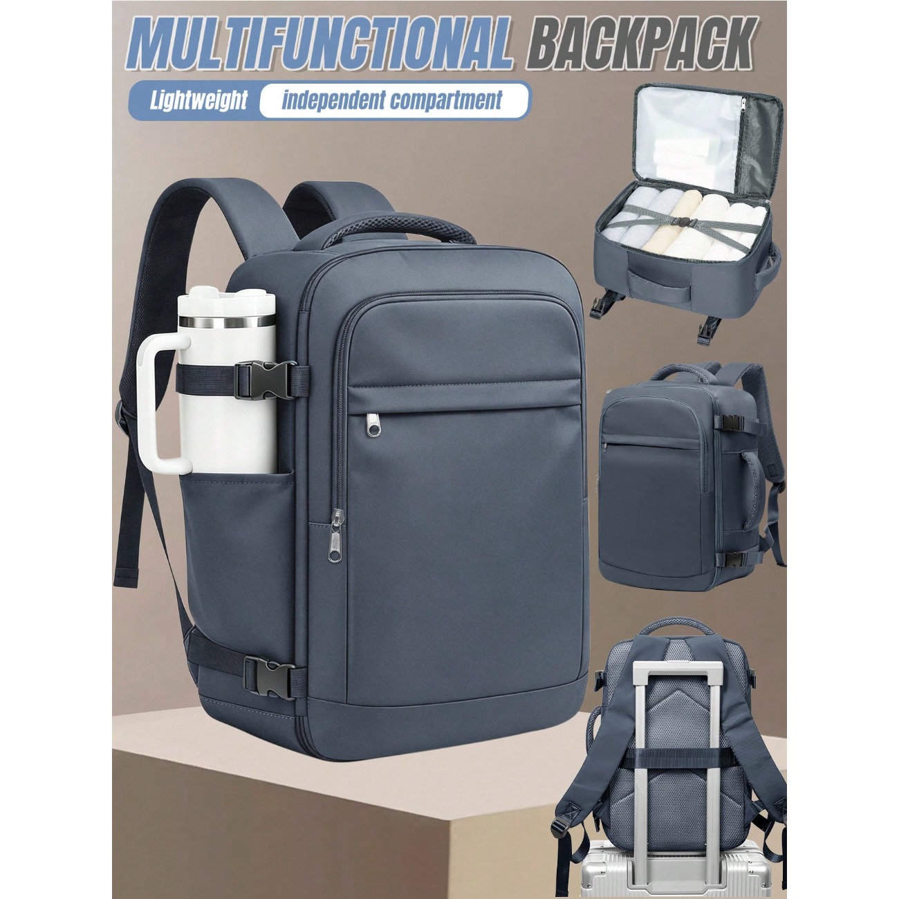 Hafif, Geniş Hacimli Seyahat S - Laptop Backpack 15.6 incelemesi ve fiyatı