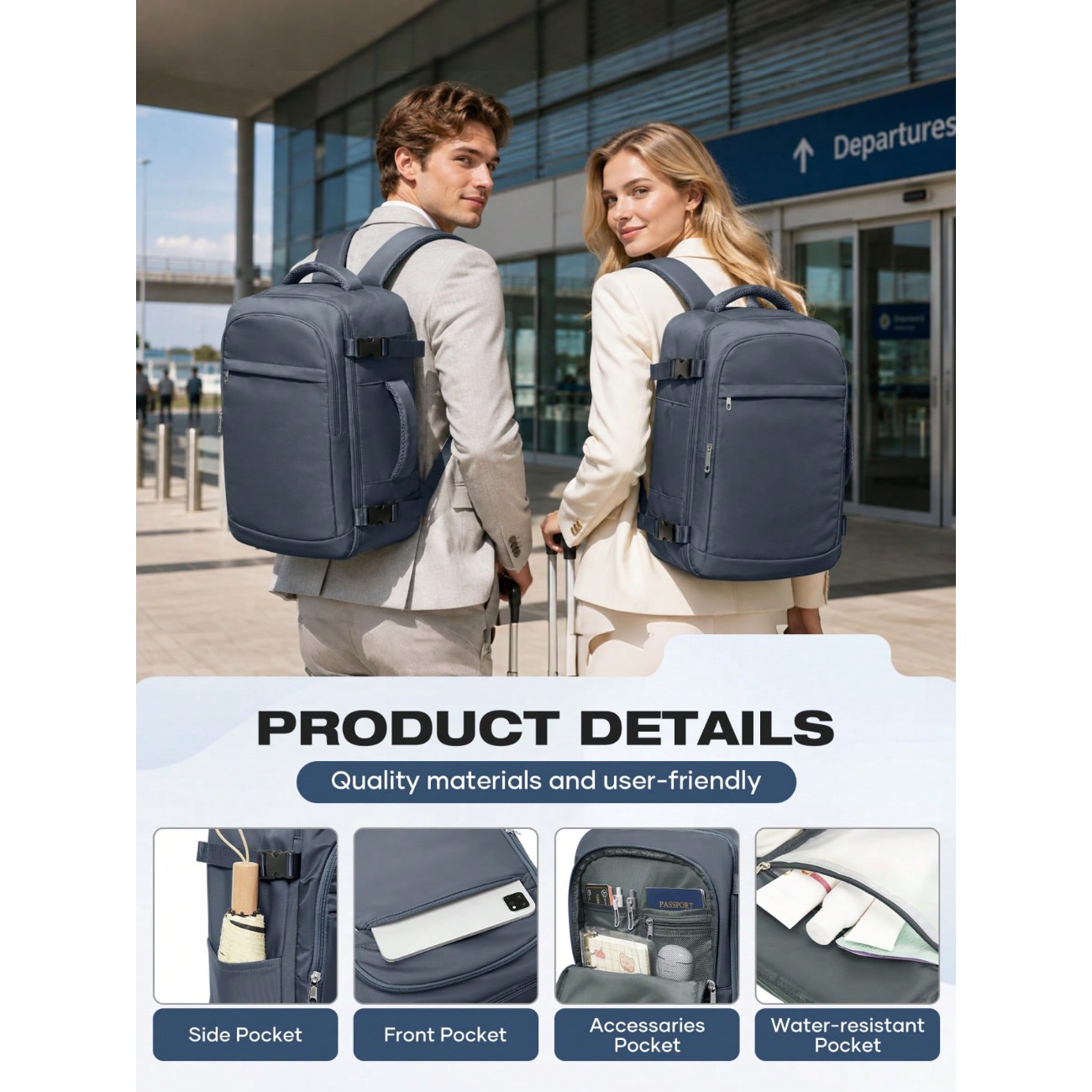 Hafif, Geniş Hacimli Seyahat S - Laptop Backpack 15.6 incelemesi ve fiyatı