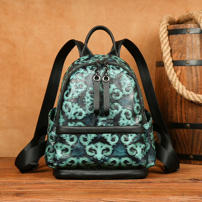 Johnature Hakiki Deri Kabartma - Leather Backpack Vintage incelemesi ve fiyatı